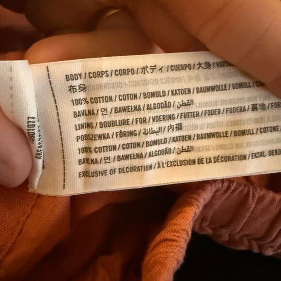 Abercrombie & Fitch Women’s Romper Sz Medium Pink Cotton Tank Shorts New NWT - Picture 5 of 6